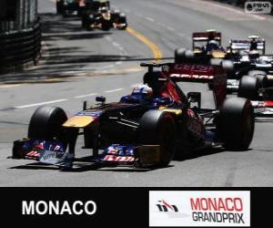 Puzzle Jean-Eric Vergne - Toro Rosso - Monte-Carlo 2013